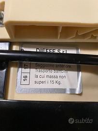 seggiolino  anteriore bici
