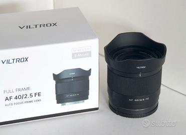 VILTROX 40mm 1:2,5 PER SONY A1-A7-A9-A600-A6700-