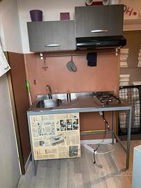 mobili cucina  stile industrial.