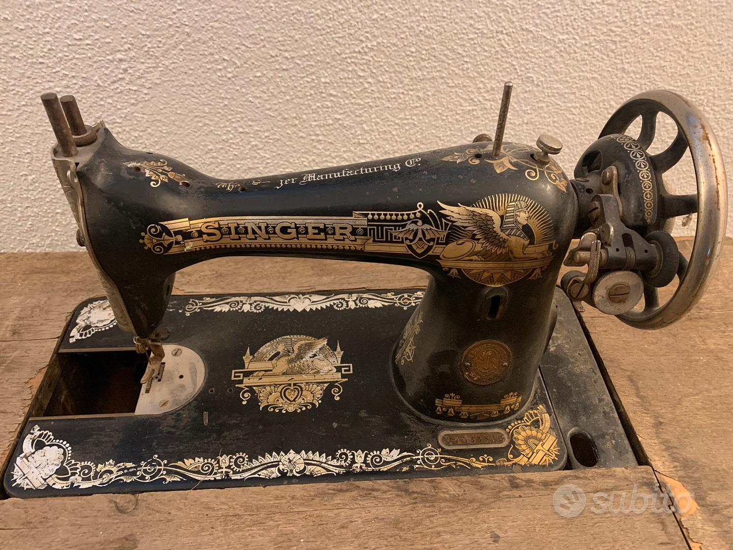 Macchina da cucire Singer. Singer Manufacturing Co. - Asta Antiquariato