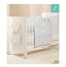 Lettino NANAN Fiocco e materasso ioni argento