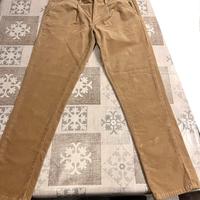 Pantaloni uomo Sun68 beige velluto