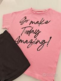 T-SHIRT + PANTALONCINO ANNI 9/10