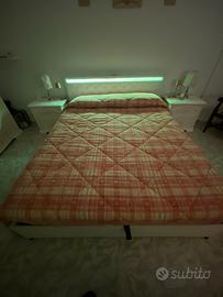 Letto con luci a led + materasso
