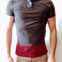 Polo bicolor Abercrombie &Fitch originale