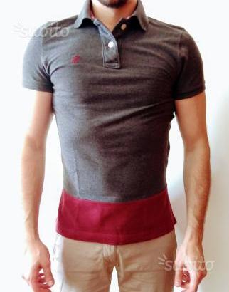 Polo bicolor Abercrombie &Fitch originale