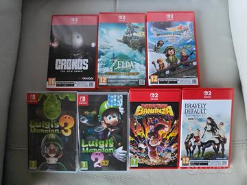 Lotto Giochi Nintendo Switch 2 e 1