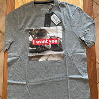 Armani Exchange T-Shirt taglia S ma vestibilita’ M