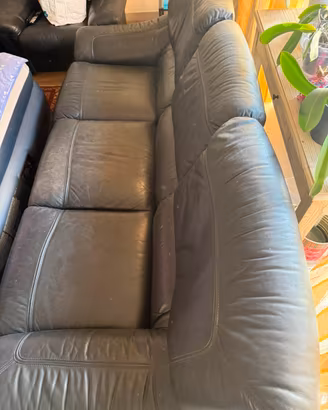 Divano in pelle 3 posti