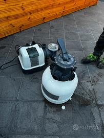 pompa per piscina con salinatore