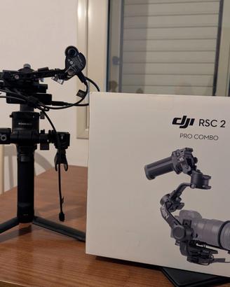 Gimbal DJI rsc 2 Pro combo stabilizzatore