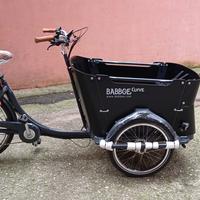 Cargo bike Babboe e-Curve Black pari al nuovo
