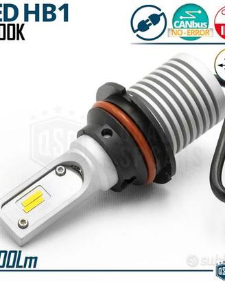 Lampada Auto Moto LED HB1 BIANCO POTENTE 6500K