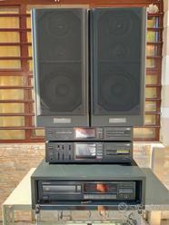 casse acustiche Pioneer CS-301 più stereo  			