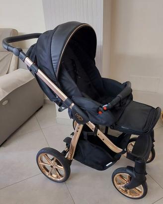 PASSEGGINO/CARROZZINA TRIO MOMMY BABYACTIVE GOLD&N