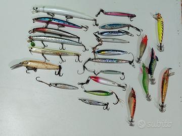 artificiali da pesca e totanare calamari e seppie