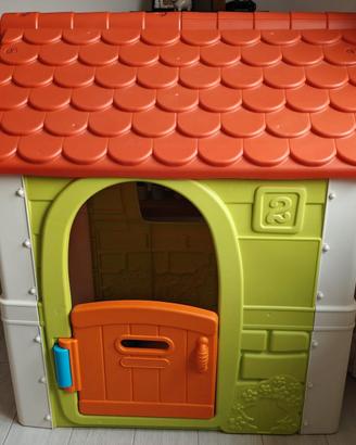 FEBER Fantasy House, Casetta Per Bambini con Porta