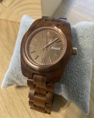 Orologio Ecos in legno