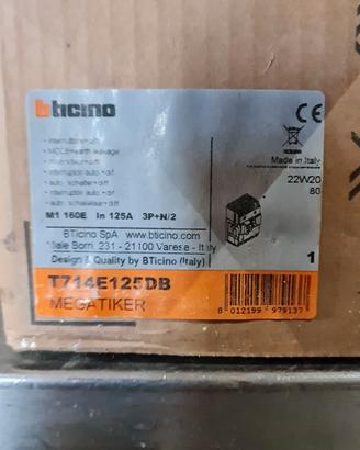 Differenziale m.termico megatiker M1 160e 125A