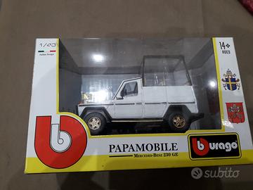 papa mobile modellino Burago scala 1/43