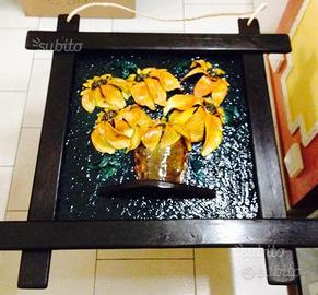 Quadro arte povera realiz.a mano