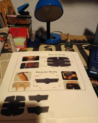 set completo elettrostimolatore corpo fitness