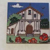 Piastrella/Quadro Ceramica California Mission Tile