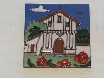 Piastrella/Quadro Ceramica California Mission Tile