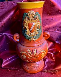 Anfora vaso stemma di Gualdo Tadino Gubbio