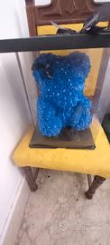 orsacchiotto blu comp da fiori  conf originale