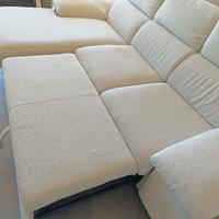 divano letto tessuto colore ghiaccio