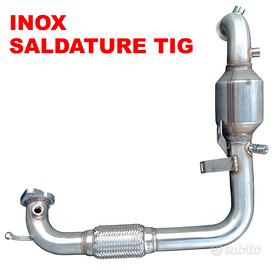 Tubo downpipe fap dpf ford fiesta 1.5 1.6 t17k