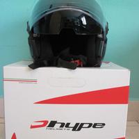 Casco Jet HP3.71 Nero Opaco Tg.L 59/60cm