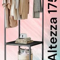 Attaccapanni appendino appendiabiti a terra stand