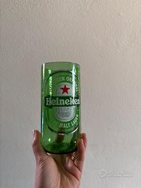 Bicchiere birra Henieken