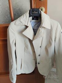 giacca donna impermeabile colore beige misura 44