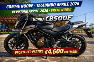 Honda CB500F – 2016 – Tagliando e gomme nuove