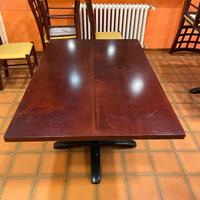 TAVOLO rettangolare con piano in legno