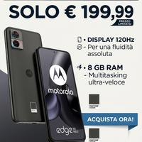 Motorola Edge 30 Neo 5G 256GB SIGILLATO Black Onyx