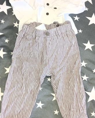 Set due pezzi neonato I DO taglia 12 mesi