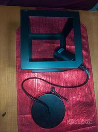 Lampadario nero cubo