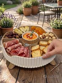 Contenitore per aperitivi roteante stampato in 3d