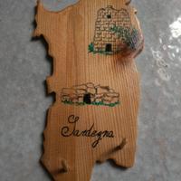 Porta presine in legno Sardegna fatto a mano