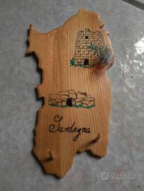 Porta presine in legno Sardegna fatto a mano