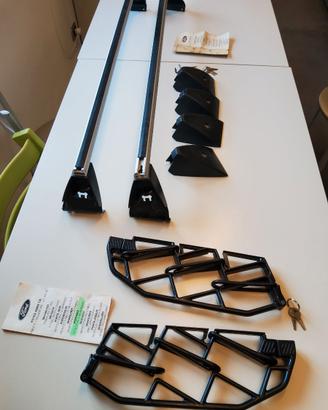 Set Barre Portatutto e Portasci Originali Ford