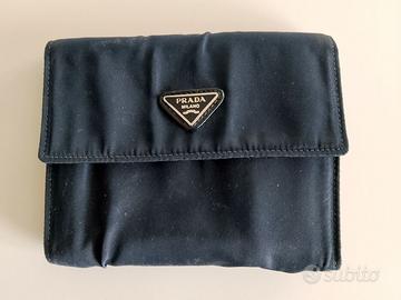 PORTAFOGLIO VINTAGE PRADA BLU