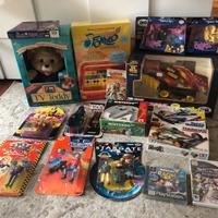 Lotto giocattoli vintage nuovi fondi magazzino gig