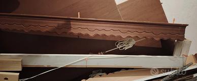 bastone tenda in legno 