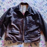 giubbotto in pelle vintage 