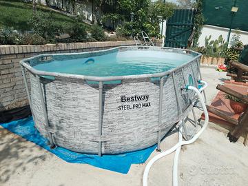 piscina bestway steel pro max